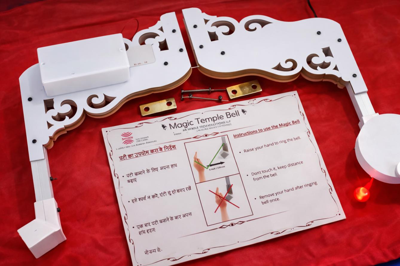 Touchless Temple Bell System